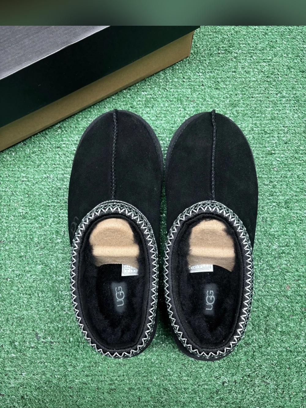 UGG TASMAN II SLIPPER BLACK SIZE 9 - Picture 6 of 9